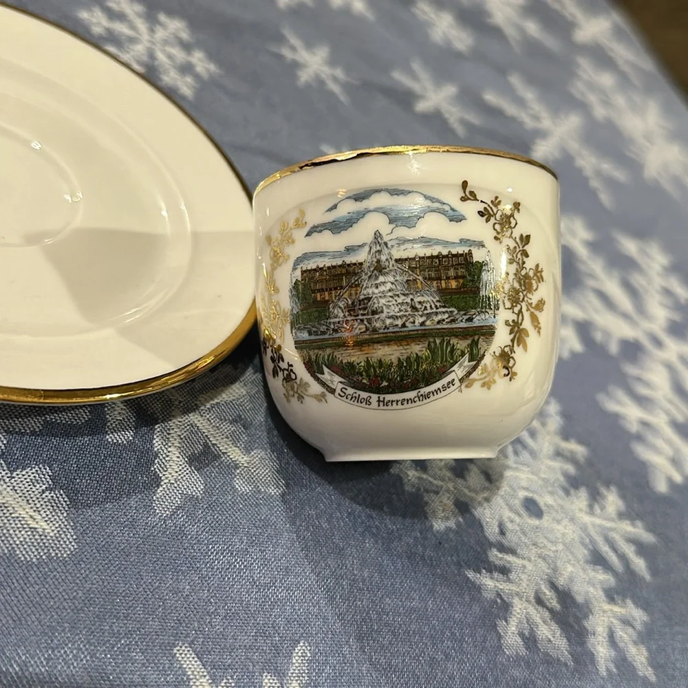 From Germany: Schloss Herrenchiemsee Kleiber Bavaria Germany Tea Cup Souvenir